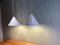 White Colored Billiard Pendant Lamps from Louis Poulsen, Set of 2 2