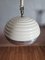 Pendant Lamp in White and Chromed Metal in the style of Achille Castiglioni, 1960s-1970s, Image 6