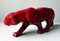 Art Deco Fremch Saint-Clément Panther aus glasierter roter Keramik, 1930er 7