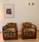 Italienische Art Deco Sofagarnitur im Stil von Fortunato Depero, 1920er, 3er Set 39