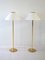 Scandinavian Brass Floor Lamps by Hans-Agne Jakobsson, 1960s, Set of 2, Image 1
