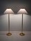 Scandinavian Brass Floor Lamps by Hans-Agne Jakobsson, 1960s, Set of 2, Image 2