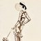 John Guida, Figur, 1931, Zeichnung auf Papier 2