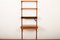 Wall Shelf Royal System 1 in Teak Wood with Writing Shelf & Black Metal Clip-on Lamp by Poul Cadovius for Cado, 1948, Image 2