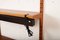 Wall Shelf Royal System 1 in Teak Wood with Writing Shelf & Black Metal Clip-on Lamp by Poul Cadovius for Cado, 1948, Image 8