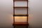 Wall Shelf Royal System 1 in Teak Wood with Writing Shelf & Black Metal Clip-on Lamp by Poul Cadovius for Cado, 1948, Image 5