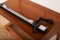 Wall Shelf Royal System 1 in Teak Wood with Writing Shelf & Black Metal Clip-on Lamp by Poul Cadovius for Cado, 1948, Image 7