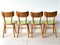 Bistro Chairs from Ton, 1960, Set of 4 5