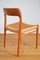 Danish Model 75 Teak Chairs by Niels O. Møller for Jl Moller, 1960s, Set of 4 32