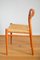 Danish Model 75 Teak Chairs by Niels O. Møller for Jl Moller, 1960s, Set of 4 17