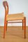 Danish Model 75 Teak Chairs by Niels O. Møller for Jl Moller, 1960s, Set of 4 6