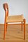Danish Model 75 Teak Chairs by Niels O. Møller for Jl Moller, 1960s, Set of 4 13
