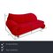 Gaudi 3-Seater Sofa in Red Fabric from Bretz 2
