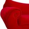 Gaudi 3-Seater Sofa in Red Fabric from Bretz 4