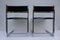 Cantilever Metal and Leather Chairs for Paolo Italy, 1970s, Set of 2, Image 11