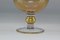 Italian Gilded Glass Goblet, 1950s 5