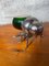 English Silver-Plated and Green Glass Bee Honey Pot, 1900s, Image 8