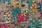 Deutscher Pop Art Wollteppich in Blau & Grün von Vorwerk, 1960er 6