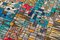 Deutscher Pop Art Wollteppich in Blau & Grün von Vorwerk, 1960er 10