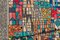 Deutscher Pop Art Wollteppich in Blau & Grün von Vorwerk, 1960er 9