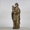 16th century Wooden Statue of Madonna with Child 15