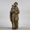 16th century Wooden Statue of Madonna with Child 10