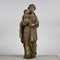 16th century Wooden Statue of Madonna with Child 1