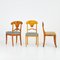 Chaises de Salle à Manger Biedermeier en Bouleau Doré Flammé, Suède, 1920s, Set de 8 2