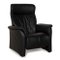 Cumuly Armchair in Black Leather from Himolla, Image 1