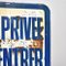 French Private Property Sign, 1950s 3