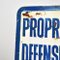 French Private Property Sign, 1950s 4