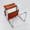 Chairs Model MG5 Centro Studio Desk Chair in Cognac by Mart Stam & Marcel Breuer for Fasem ,Italy, 1970s 9