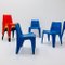 Space Age Blue BA1171 Chairs by Helmut Bätzner for Bofinger, Germany, 1970s 2
