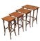 Mesas nido Secesión Vienna de madera curvada de Michael Thonet para Thonet, década de 1890. Juego de 4, Imagen 4