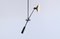 Schwarze Gegengewichts Deckenlampe von JJM Hoogervorst für Anvia, 1970er 12