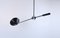 Schwarze Gegengewichts Deckenlampe von JJM Hoogervorst für Anvia, 1970er 4