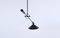Schwarze Gegengewichts Deckenlampe von JJM Hoogervorst für Anvia, 1970er 15