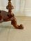Antique Edwardian Carved Mahogany Lamp Table, 1910s, Image 11
