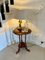 Antique Edwardian Carved Mahogany Lamp Table, 1910s, Image 2