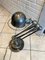 Industrielle Graphit Stehlampe mit 5 Armen von Jean-Louis Domecq für Jieldé, 1950er 20