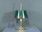 Bouillotte Lampe, frühes 20. Jh. mit 2 Leuchten 15