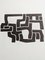 Eduardo Chillida, Abstraction in Black, 1974, Original Lithograph, Image 6