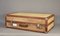 French Antique Steamer Trunk Suitcase, 1920s, Image 5