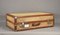 French Antique Steamer Trunk Suitcase, 1920s, Image 4