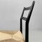 Mid-Century Modern Italian Black Wood and Straw Chairs by Gio Ponti for Cassina, 1960s, Set of 10 9