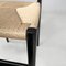 Mid-Century Modern Italian Black Wood and Straw Chairs by Gio Ponti for Cassina, 1960s, Set of 10 11