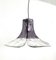 Model LS185 Pendant in Crystal-Purple Murano Glass by Carlo Nason for Mazzega, 1960s 15