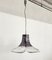 Model LS185 Pendant in Crystal-Purple Murano Glass by Carlo Nason for Mazzega, 1960s 10