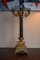 Antique French Gilded Brass 5-Arm Candelabra, 19th Century 6