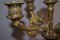 Antique French Gilded Brass 5-Arm Candelabra, 19th Century 3
